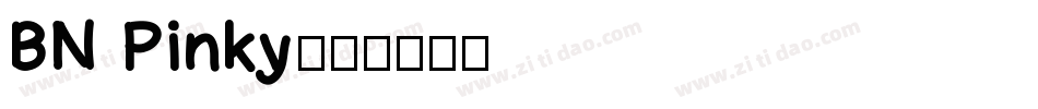 BN Pinky字体转换